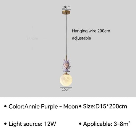 Modern LED Wall Lamp Bedside Sconce for Child's Living Room - Hans Lumiere