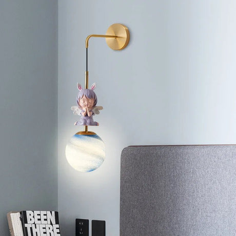 Modern LED Wall Lamp Bedside Sconce for Child's Living Room - Hans Lumiere