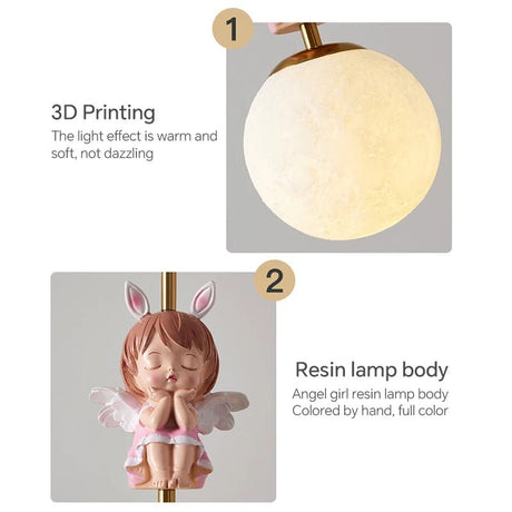 Modern LED Wall Lamp Bedside Sconce for Child's Living Room - Hans Lumiere