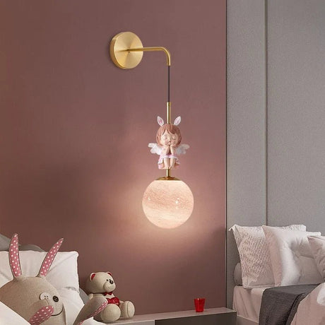 Modern LED Wall Lamp Bedside Sconce for Child's Living Room - Hans Lumiere