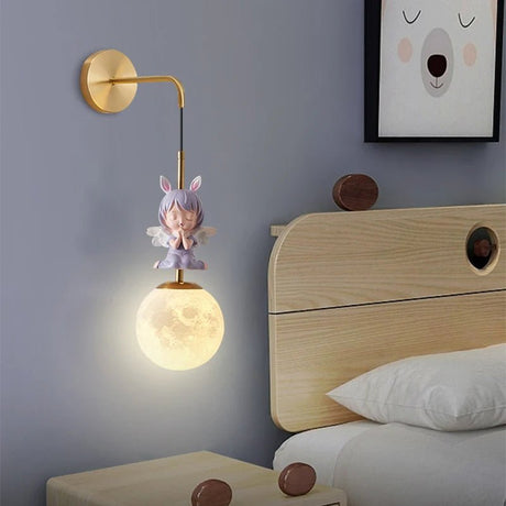 Modern LED Wall Lamp Bedside Sconce for Child's Living Room - Hans Lumiere