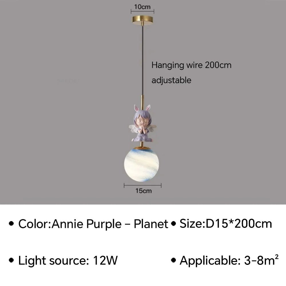Modern LED Wall Lamp Bedside Sconce for Child's Living Room - Hans Lumiere