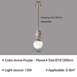Modern LED Wall Lamp Bedside Sconce for Child's Living Room - Hans Lumiere