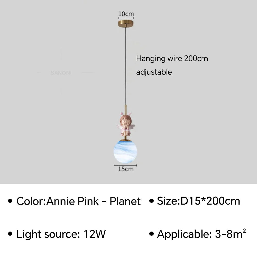 Modern LED Wall Lamp Bedside Sconce for Child's Living Room - Hans Lumiere