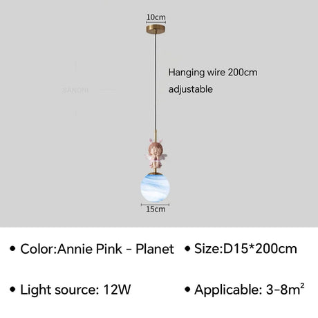 Modern LED Wall Lamp Bedside Sconce for Child's Living Room - Hans Lumiere