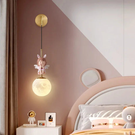 Modern LED Wall Lamp Bedside Sconce for Child's Living Room - Hans Lumiere