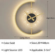 Modern LED Wall Lamp Clock - Hans Lumiere