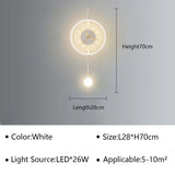 Modern LED Wall Lamp Clock - Hans Lumiere