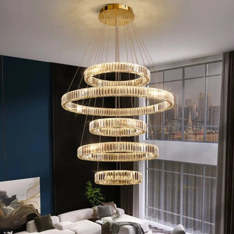 Modern Luxurious LED Gold Pendant Lamp - Hans Lumiere
