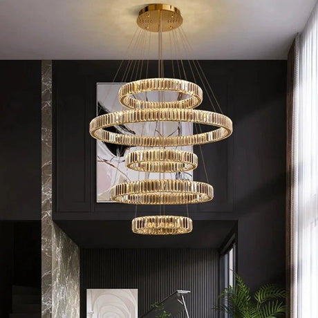 Modern Luxurious LED Gold Pendant Lamp - Hans Lumiere