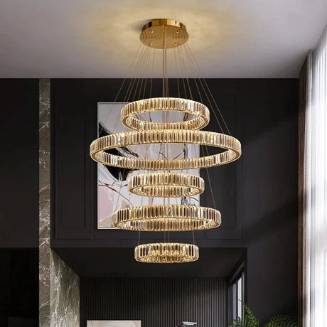 Modern Luxurious LED Gold Pendant Lamp - Hans Lumiere