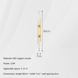 Modern Luxury All Copper LED Wall Lights - Hans Lumiere