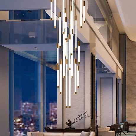 Modern Luxury Attic Staircase LED Chandeliers - Hans Lumiere