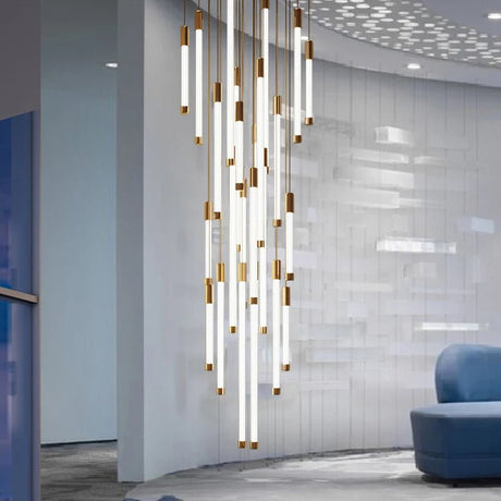 Modern Luxury Attic Staircase LED Chandeliers - Hans Lumiere