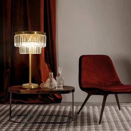 Modern Luxury Crystal Table Lamp - Hans Lumiere