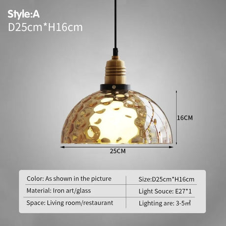 Modern Luxury Glass Pendant Light - Hans Lumiere