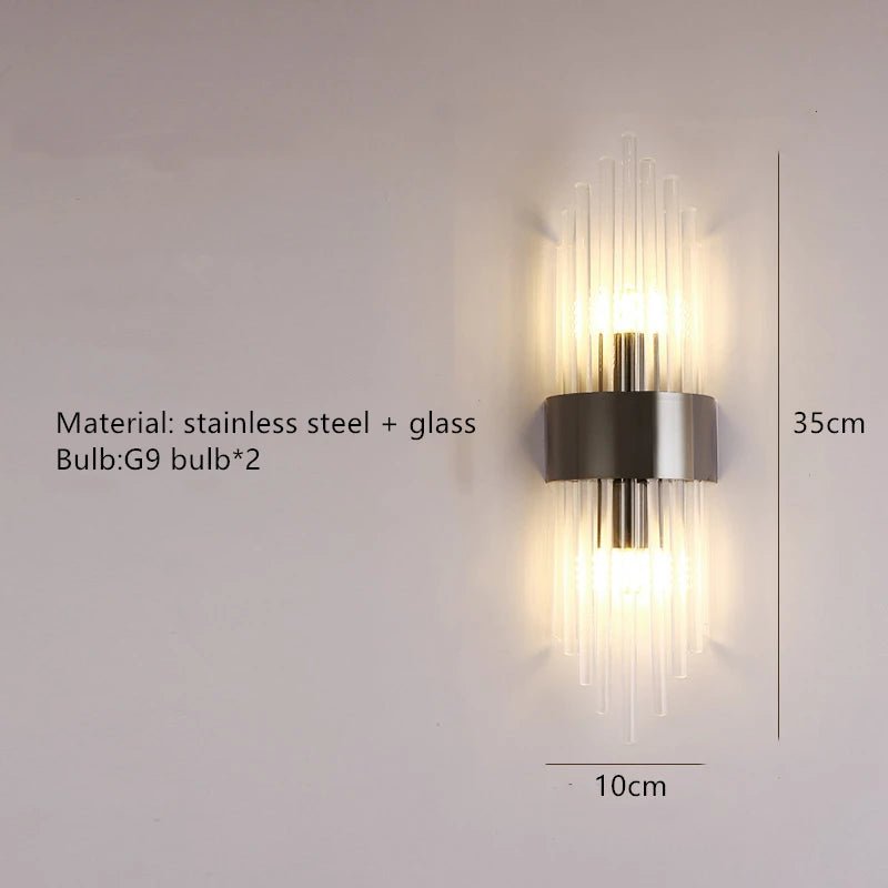 Modern Luxury Gold LED Wall Sconce - Hans Lumiere