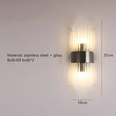 Modern Luxury Gold LED Wall Sconce - Hans Lumiere