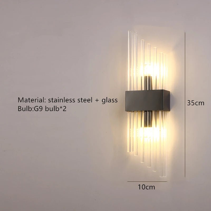 Modern Luxury Gold LED Wall Sconce - Hans Lumiere