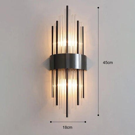 Modern Luxury Gold LED Wall Sconce - Hans Lumiere