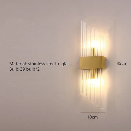 Modern Luxury Gold LED Wall Sconce - Hans Lumiere