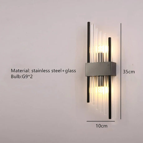 Modern Luxury Gold LED Wall Sconce - Hans Lumiere