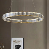 Modern Luxury Golden Chrome LED Crystal Chandelier - Hans Lumiere