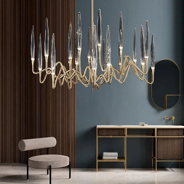 Modern Luxury LED Crystal Chandelier - Hans Lumiere