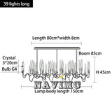 Modern Luxury LED Crystal Chandelier - Hans Lumiere