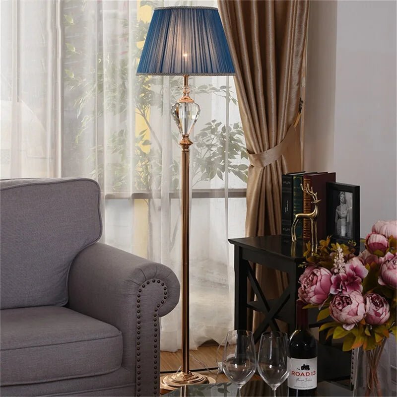 Modern Luxury LED Crystal Floor Lamp - Hans Lumiere
