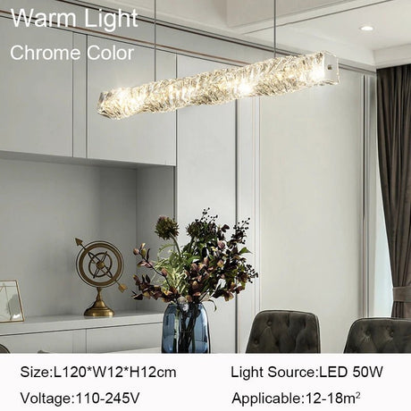 Modern Luxury LED Pendant Light Cristal Ceiling Chandelier - Hans Lumiere