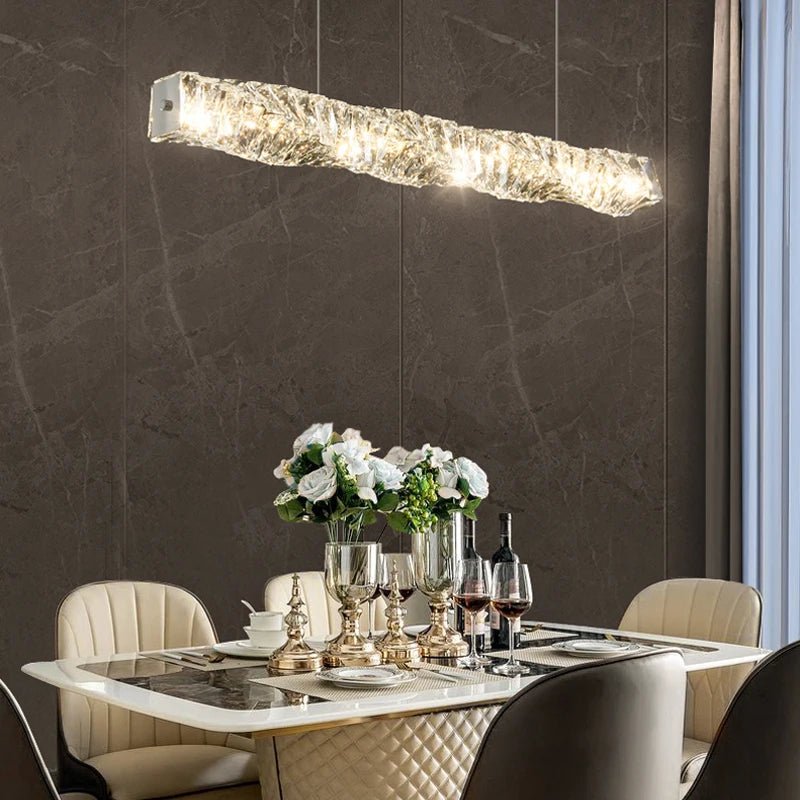 Modern Luxury LED Pendant Light Cristal Ceiling Chandelier - Hans Lumiere