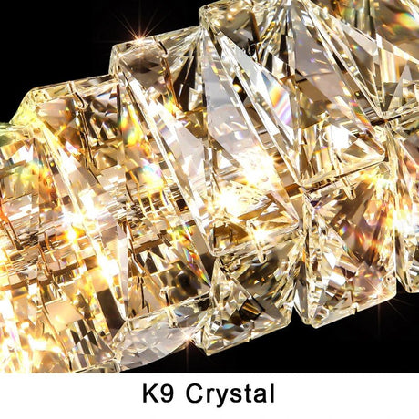 Modern Luxury LED Pendant Light Cristal Ceiling Chandelier - Hans Lumiere