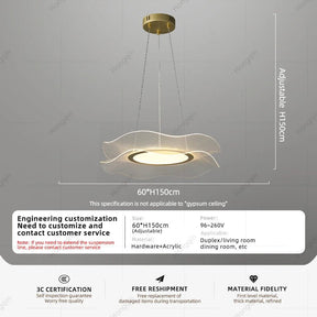 Modern Luxury LED Pendant Light for Living Room and Bedroom - Hans Lumiere