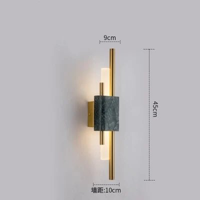 Modern Marble Wall Lamp - Hans Lumiere