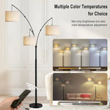 Modern Mid Century Dimmable Arc Floor Lamp - Hans Lumiere