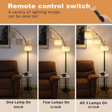 Modern Mid Century Dimmable Arc Floor Lamp - Hans Lumiere