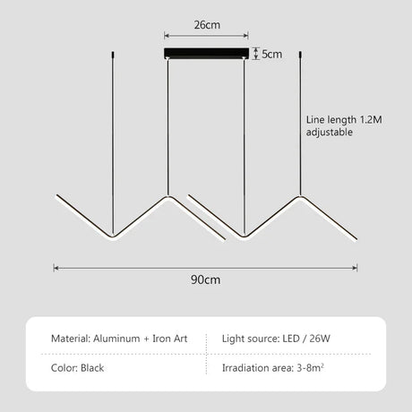 Modern Minimalist Aluminum Pendant Lamp - Hans Lumiere