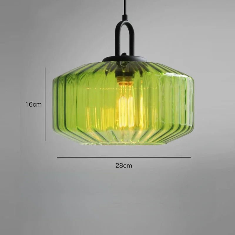 Modern Minimalist Colored Glass Pendant Lamp - Hans Lumiere