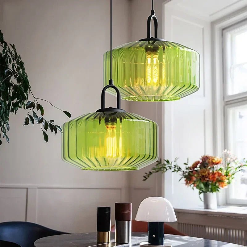 Modern Minimalist Colored Glass Pendant Lamp - Hans Lumiere