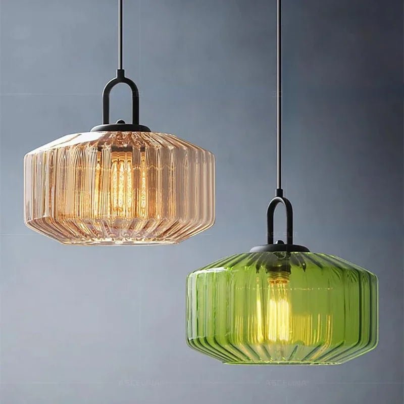 Modern Minimalist Colored Glass Pendant Lamp - Hans Lumiere