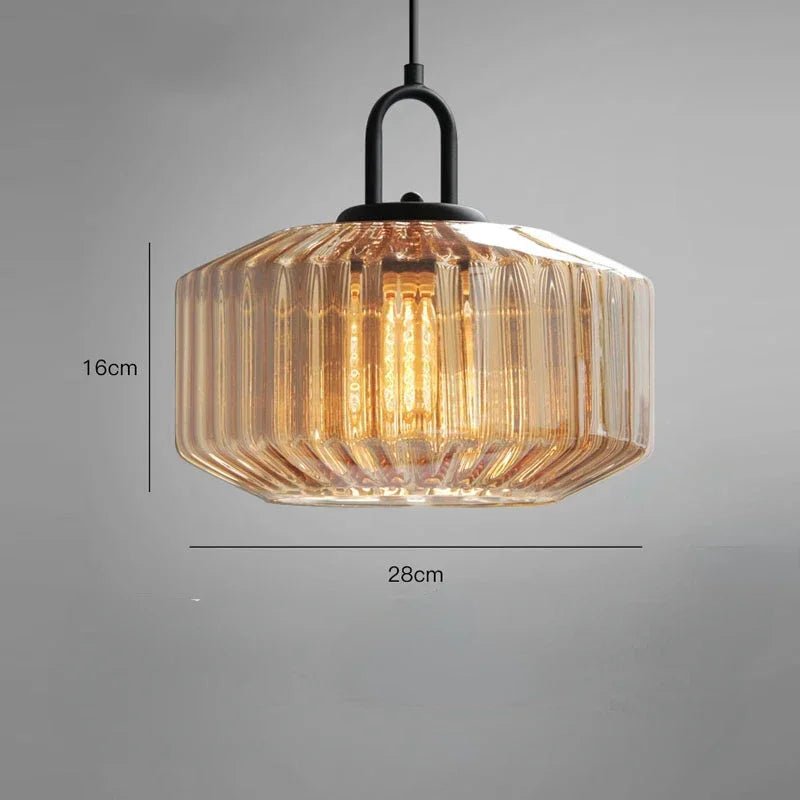 Modern Minimalist Colored Glass Pendant Lamp - Hans Lumiere