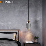 Modern Minimalist LED All Copper Chandelier - Hans Lumiere