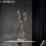 Modern Minimalist LED All Copper Chandelier - Hans Lumiere
