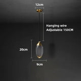 Modern Minimalist LED All Copper Chandelier - Hans Lumiere