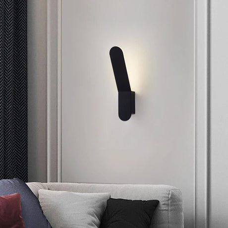 Modern Minimalist LED Bedside Wall Sconce - Plexiglass Accent Light - Hans Lumiere