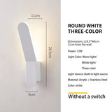 Modern Minimalist LED Bedside Wall Sconce - Plexiglass Accent Light - Hans Lumiere