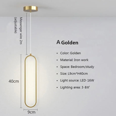 Modern Minimalist LED Pendant Light Chandelier - Hans Lumiere