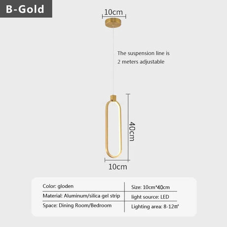 Modern Minimalist LED Pendant Light Chandelier - Hans Lumiere
