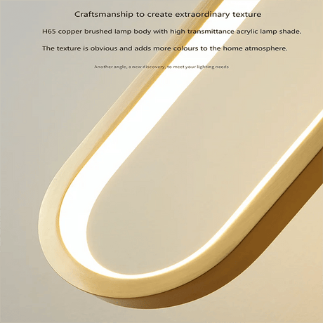 Modern Minimalist LED Pendant Light Chandelier - Hans Lumiere